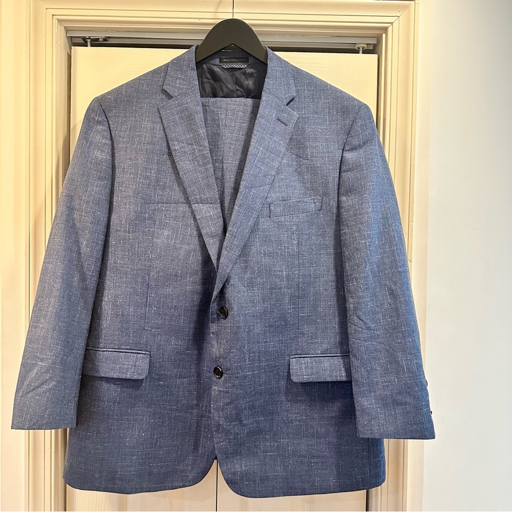 Lauren Ralph Lauren Blue Suit Classic Business Style